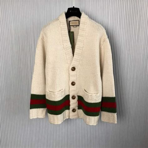 replica gucci cardigan|gucci web cardigan.